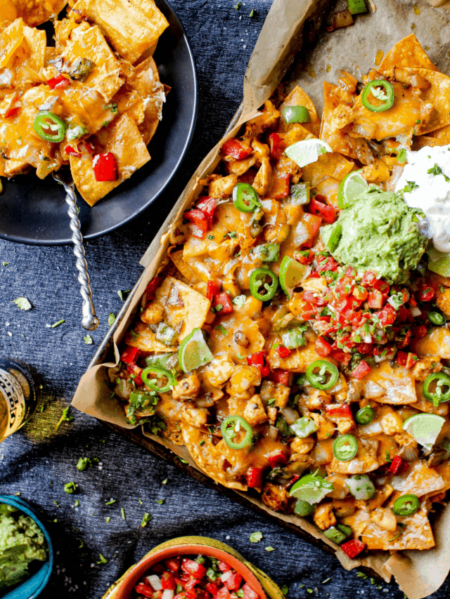 Chicken Fajita Nachos