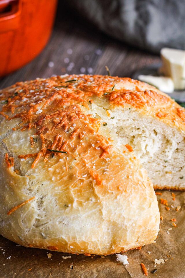 Dutch Oven Rosemary Parmesan Bread Tao of Spice