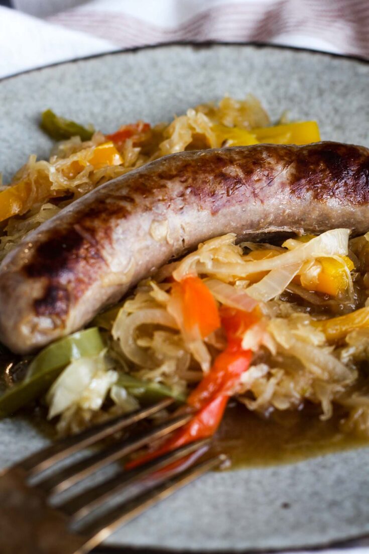 Instant Pot Brats with Sauerkraut Tao of Spice