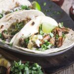 Pinterest graphic for Dutch oven carnitas.