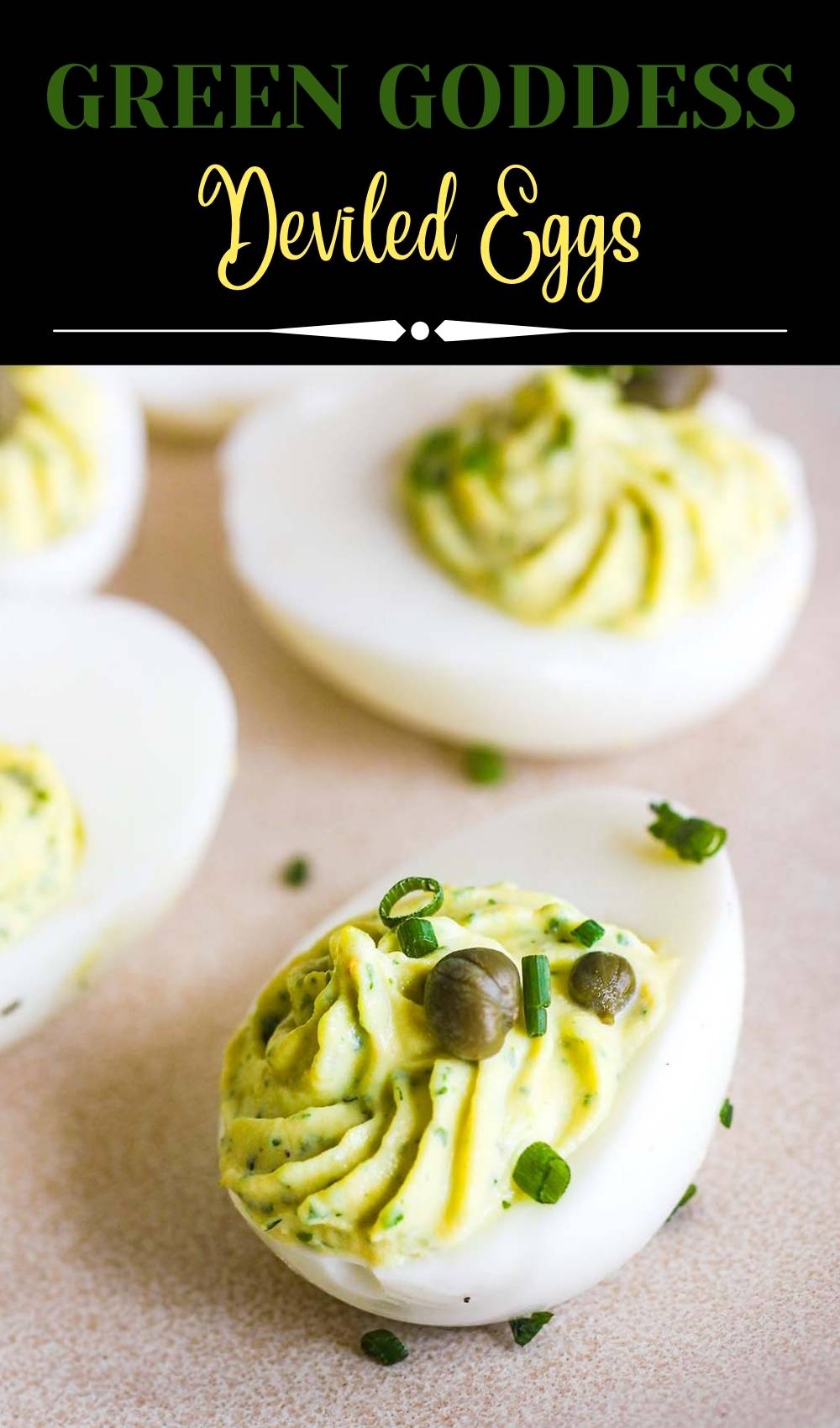 Green Goddess Deviled Eggs Tao of Spice