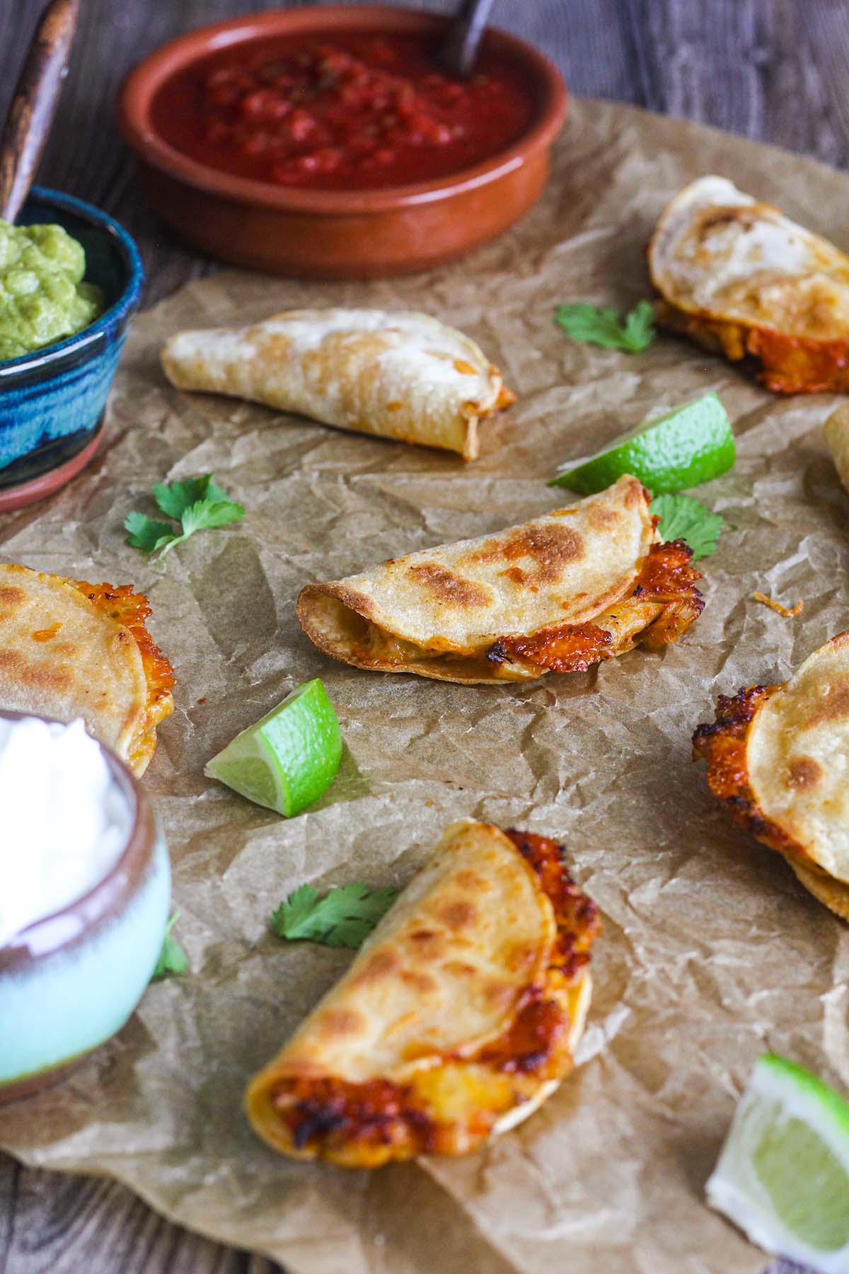 Mini Chicken Tacos (Air Fryer or Oven) - Tao of Spice
