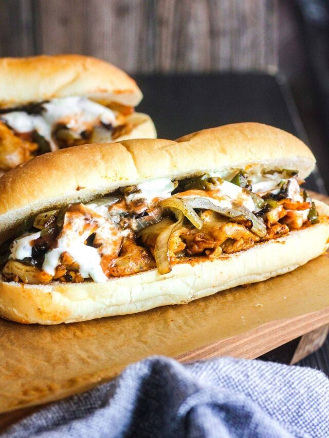 Buffalo Chicken Cheesesteak Sandwich