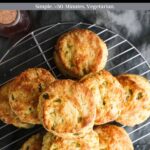Pinterest graphic for green chile biscuits.