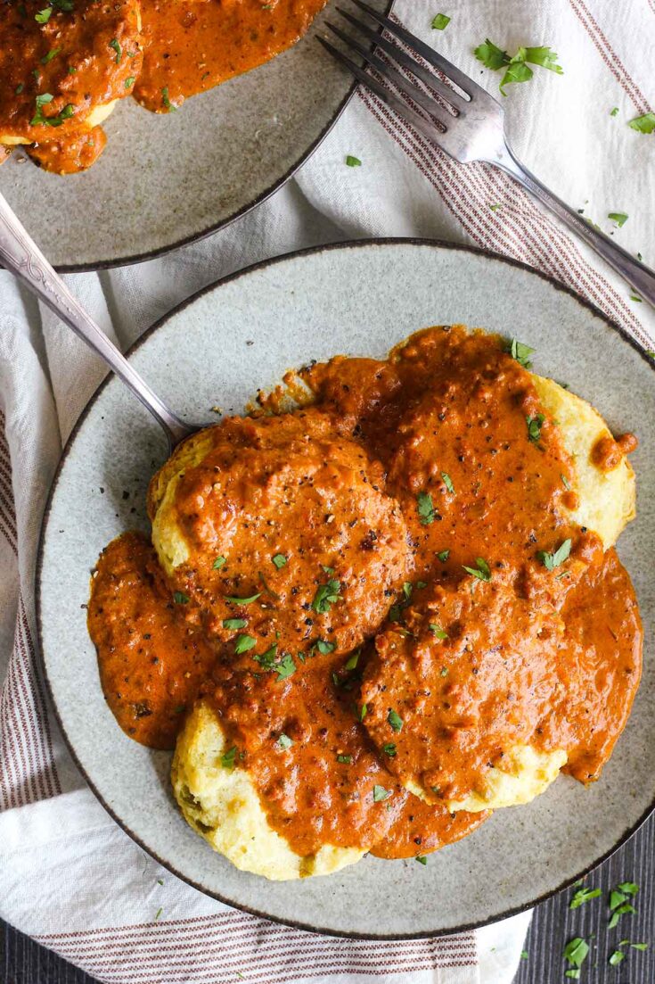 Biscuits and Chorizo Gravy Tao of Spice